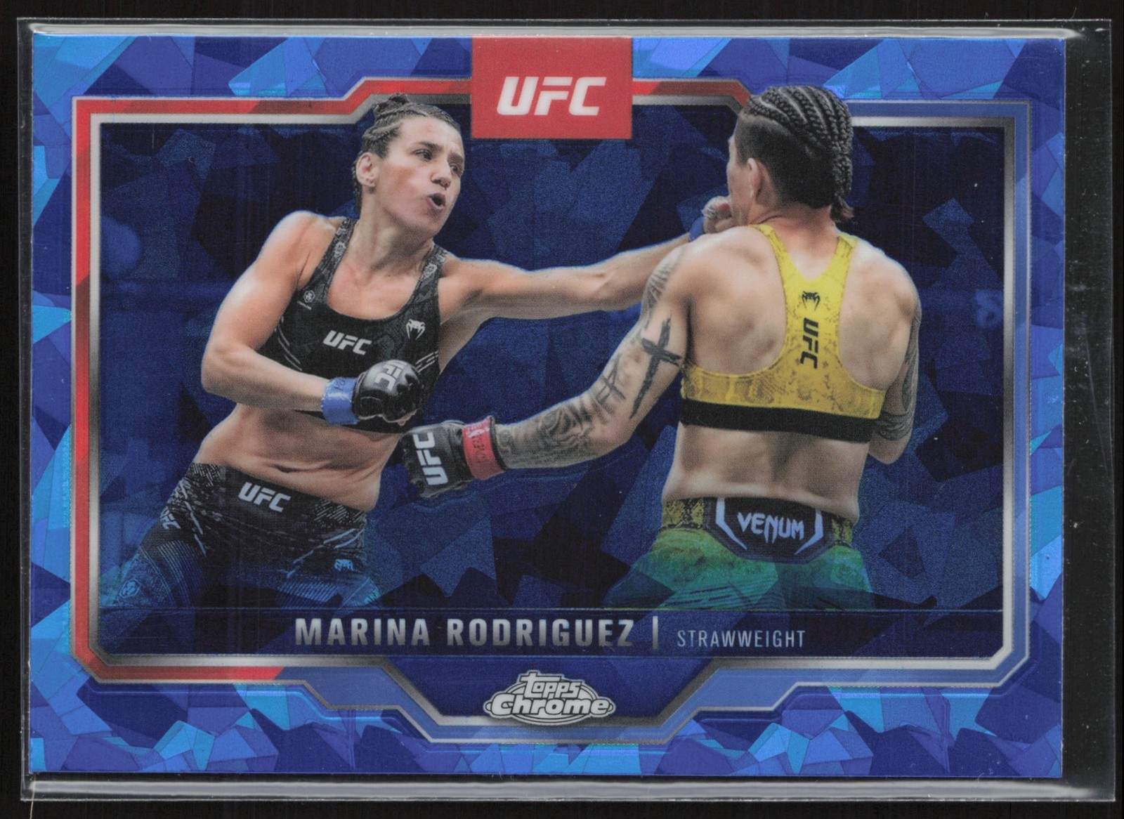 2025 Topps UFC Chrome Sapphire Marina Rodriguez #145