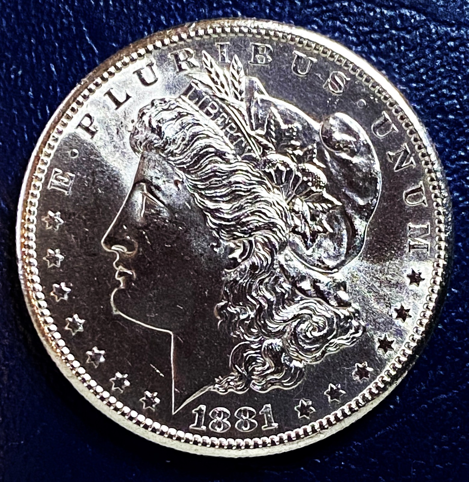 1881 S BU MS Proof Like Morgan Dollar 90% Silver 3 Brilliant Uncirculated