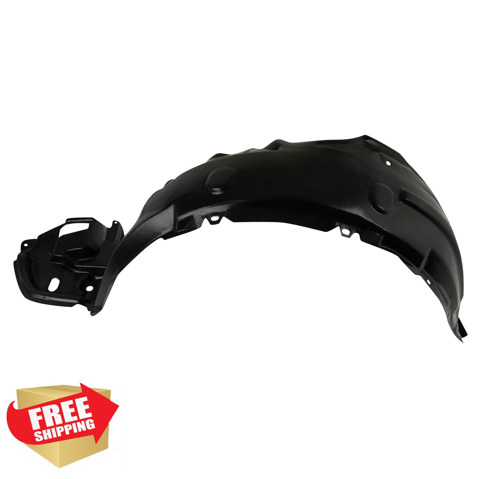 TRQ 2011-13 Toyota Corolla Inner Fender Liners Front Driver Passenger
