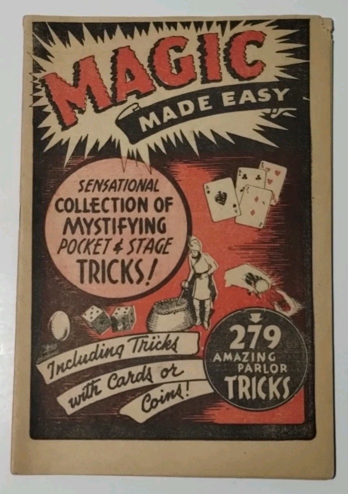 Vintage Magic Made Easy 279 Amazing Parlor Pocket & Stage Tricks  Paperback