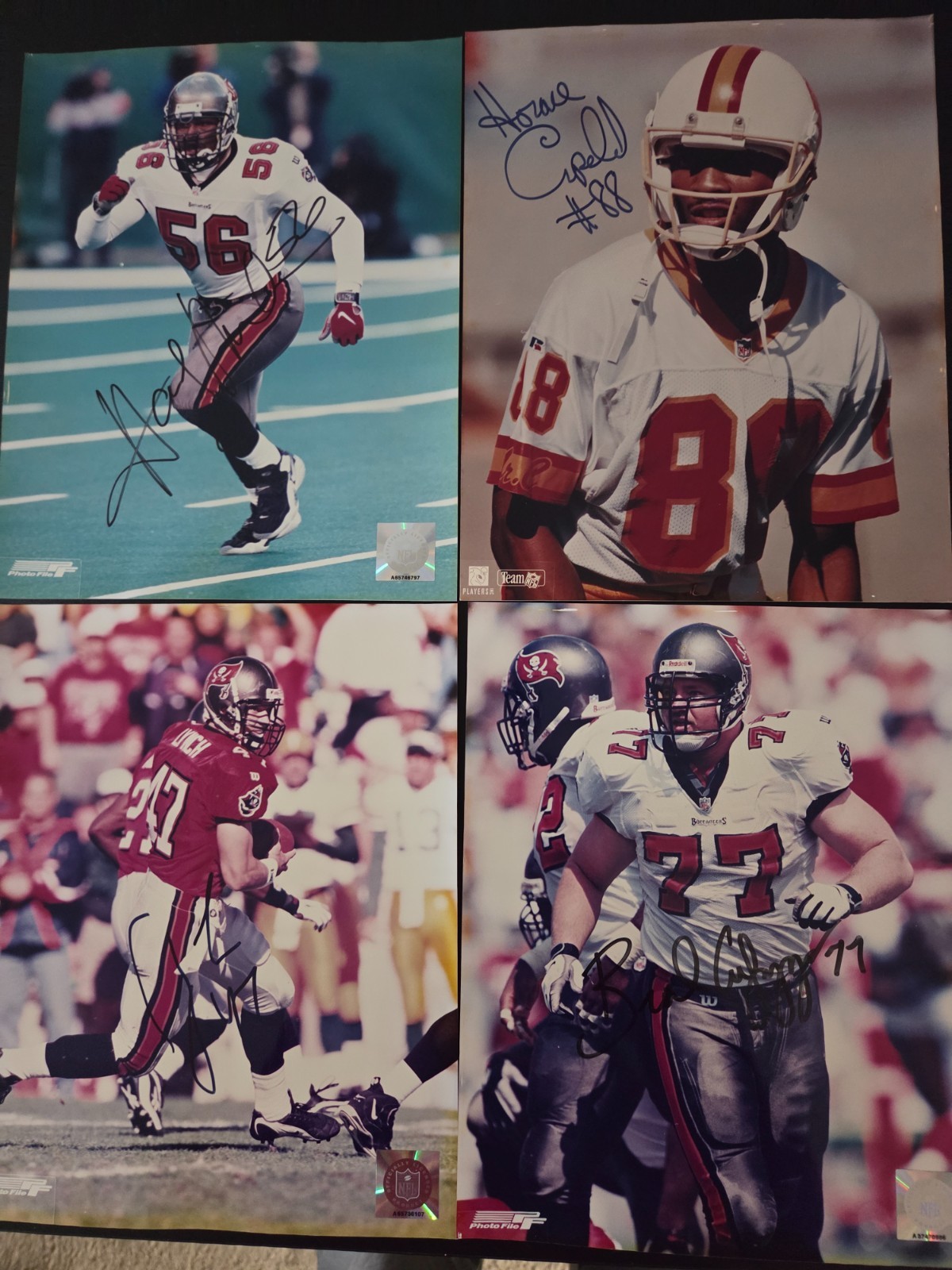 bucs autograph reprinrts 8x10