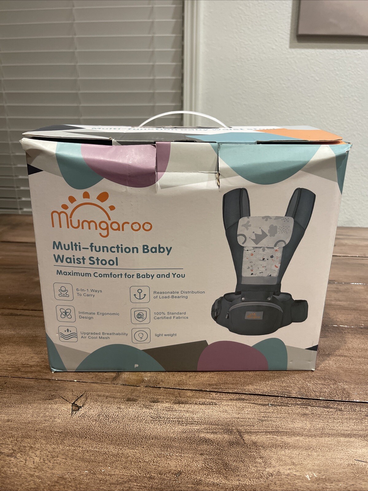 Mumgaroo multi-function baby waist stool baby carrier *Open Box*