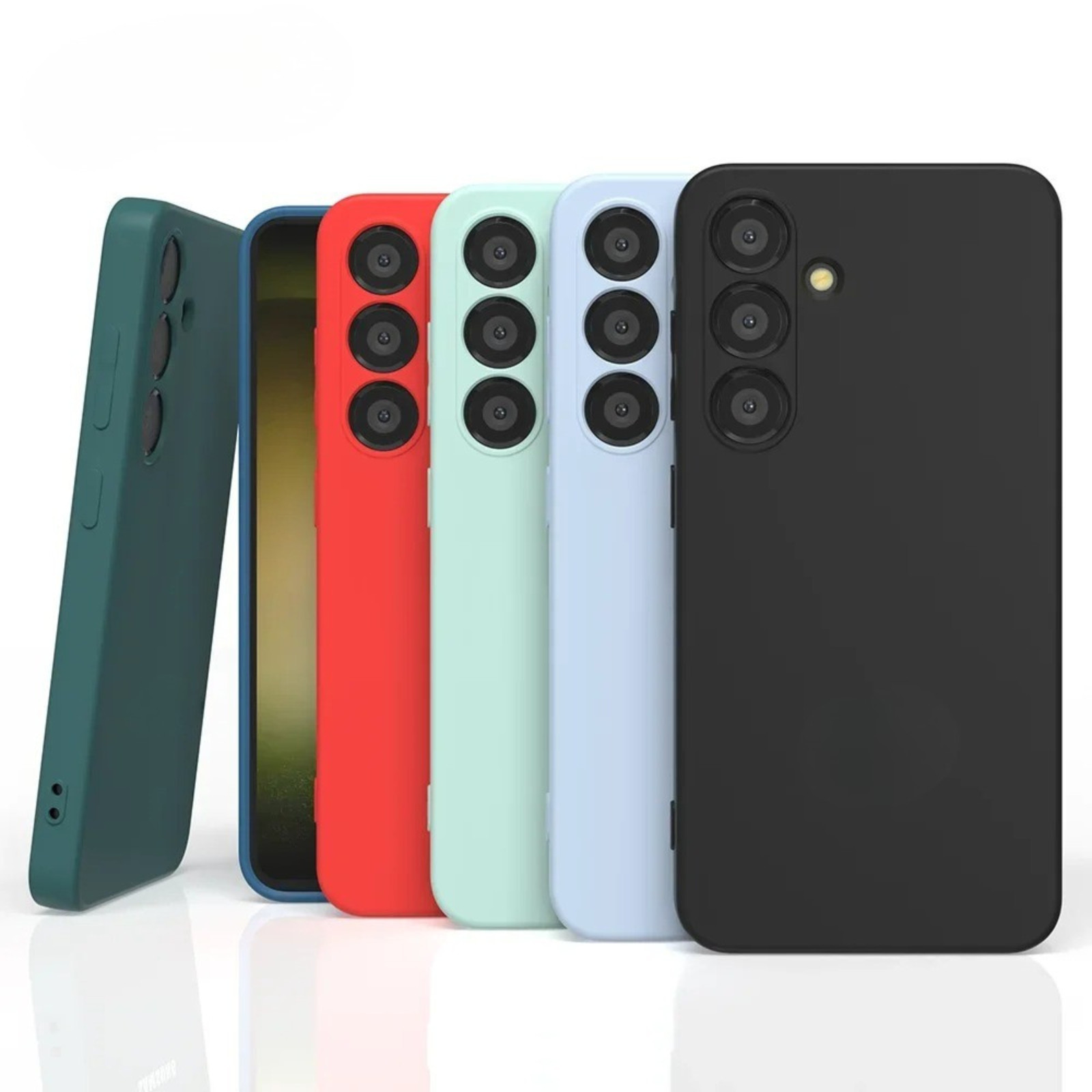 Soft Liquid Silicone Shockproof Case for Samsung Galaxy S26 S25 S24 Ultra