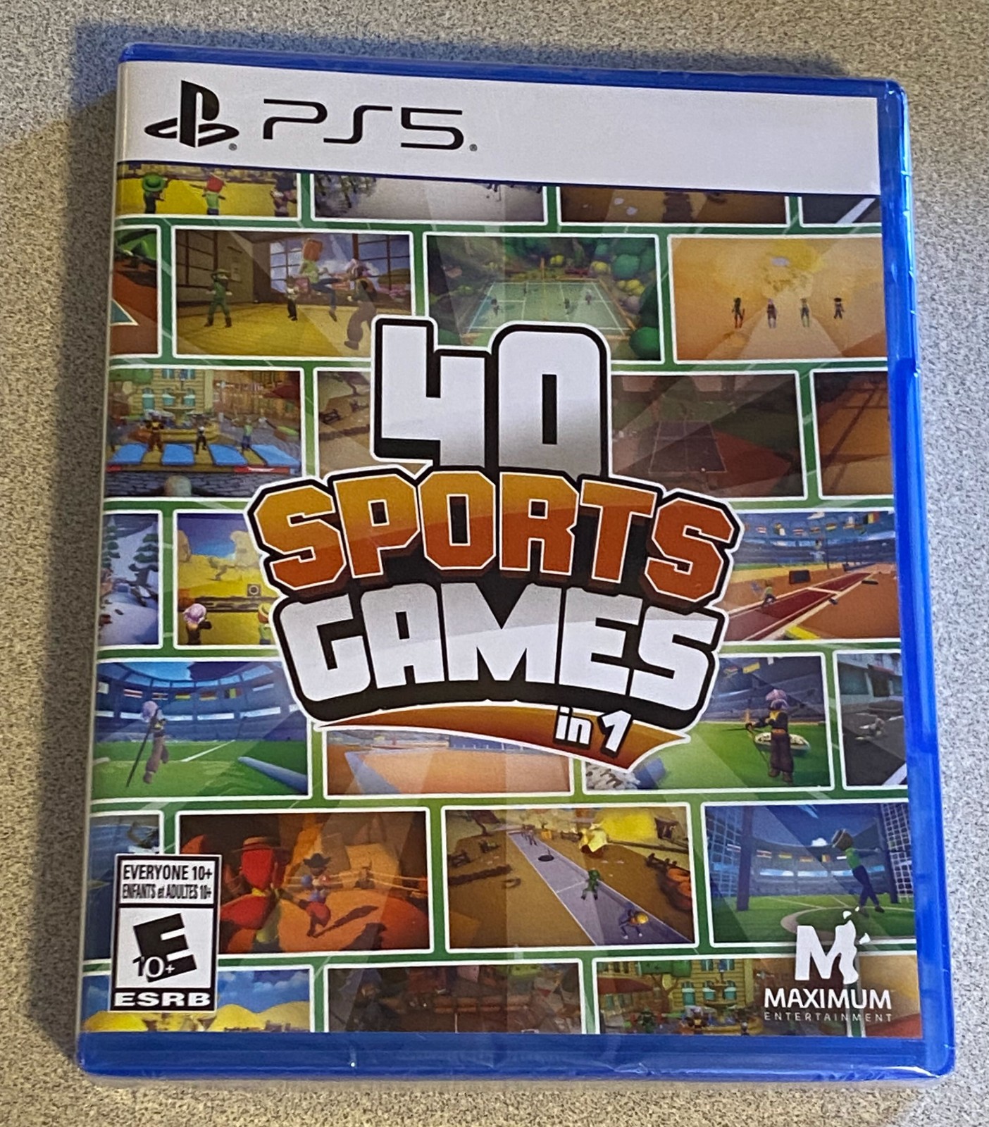 40 Sports Games in 1 PS5 New Sealed Maximum Games 113-1038 2112909 810145310380