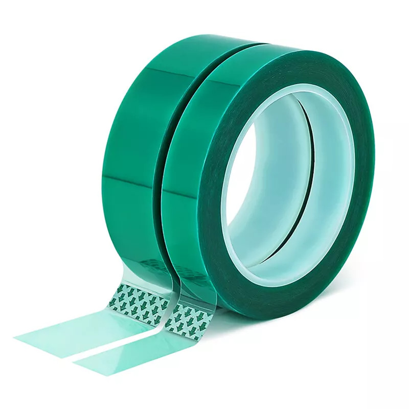 Green Polyester Tape 33M PET High Temp Temperature Masking Tape Width: 5mm-50mm