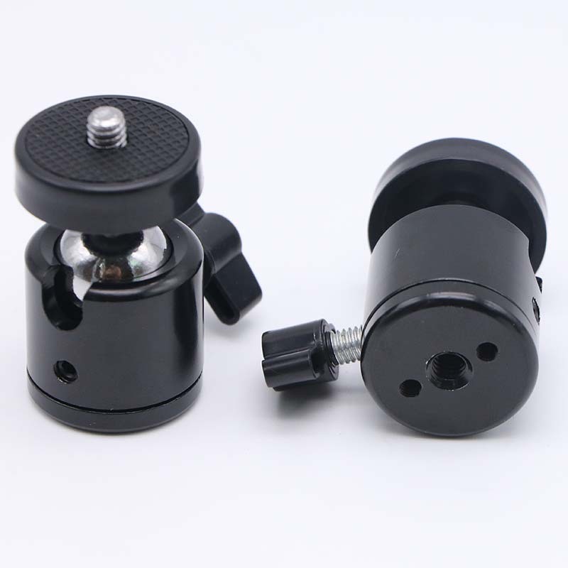 New 360° Swivel Mini Ball Head  1/4" Screw Mount Bracket Holder Camera Tripod