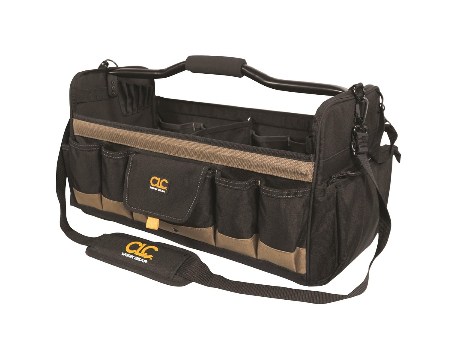 Custom Leathercraft WORK GEAR 1579 20 Inch, Open Top, Soft Sided Tool Box, 27...