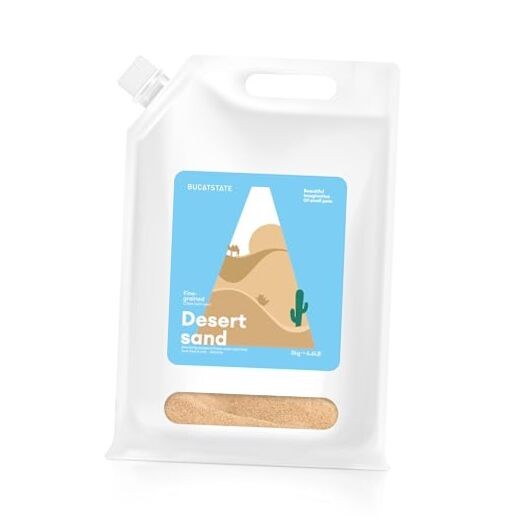  Hamster Bath Sand with Pour Spout Desert Bath Sand | No-Dust 6.6LB Fine Sand