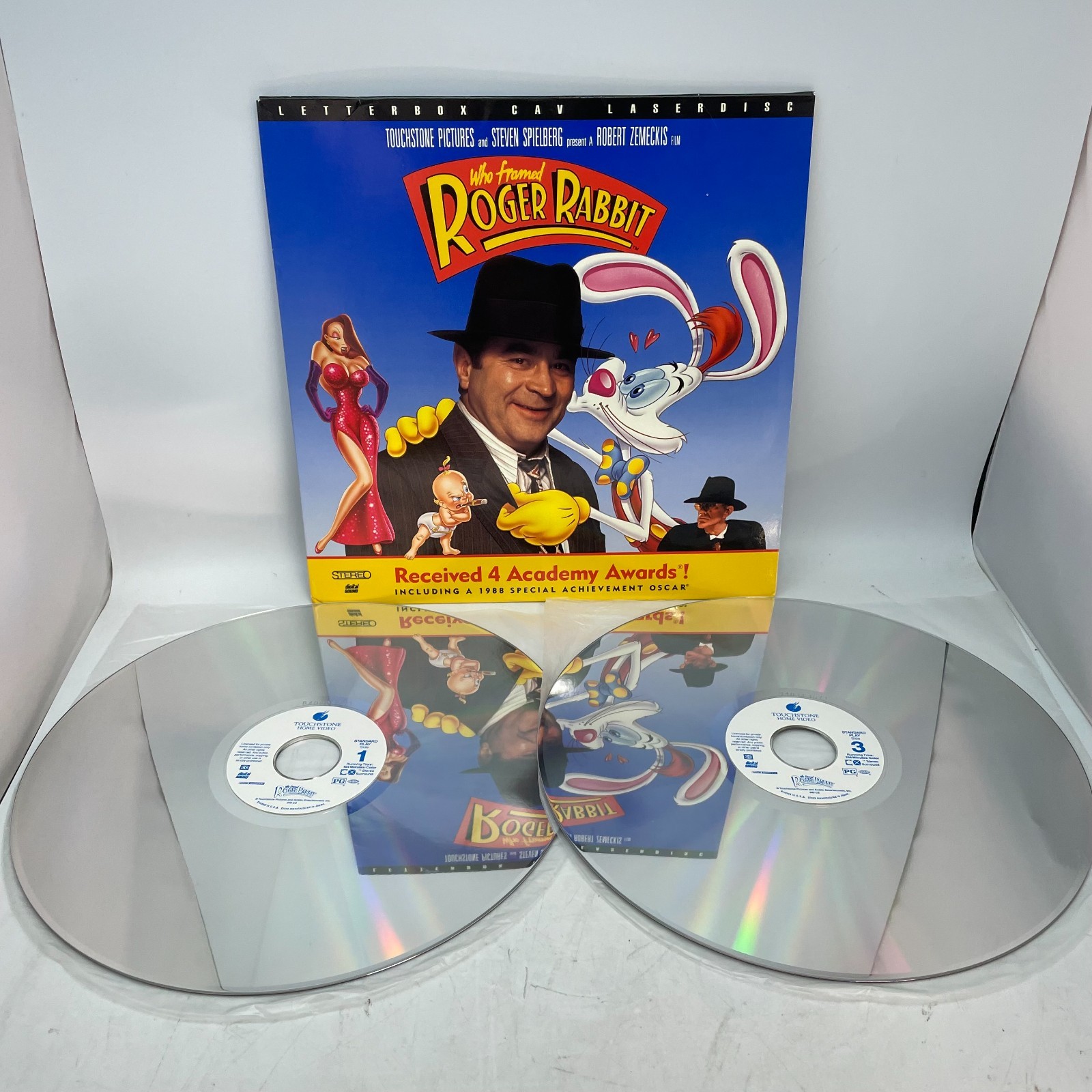Who Framed Roger Rabbit 2xLaserdisc Movie Letterbox Cav Widescreen Edition VG+