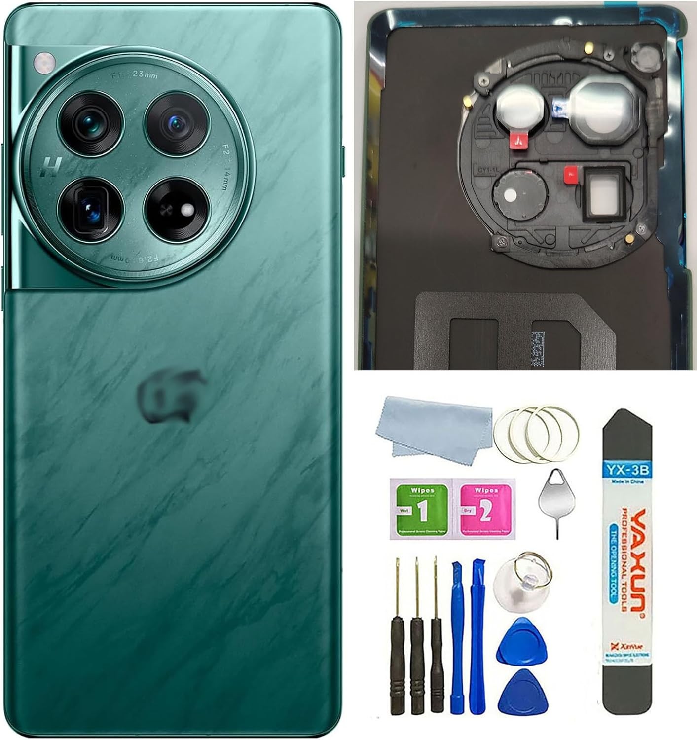 12 Back Glass Replacement for OnePlus 12 5G Back Glass Cover Tools Applicable