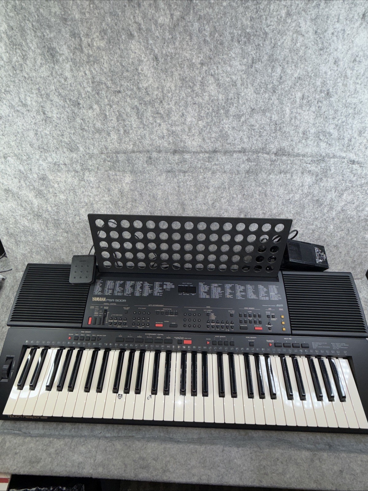 🔥 Vintage Yamaha PSR-500M 61-Key Keyboard Synthesizer Fully Tested! Clean 