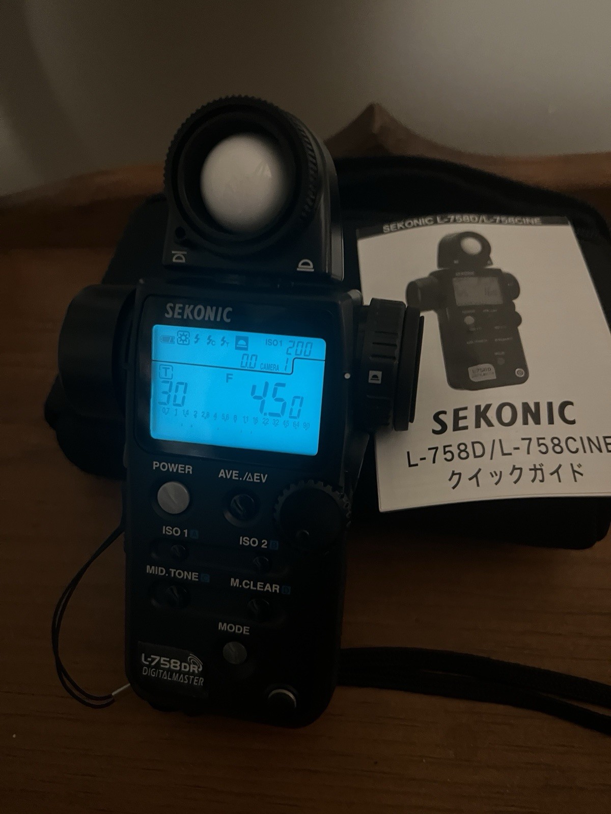 Sekonic L-758DR Light Meter  With Module