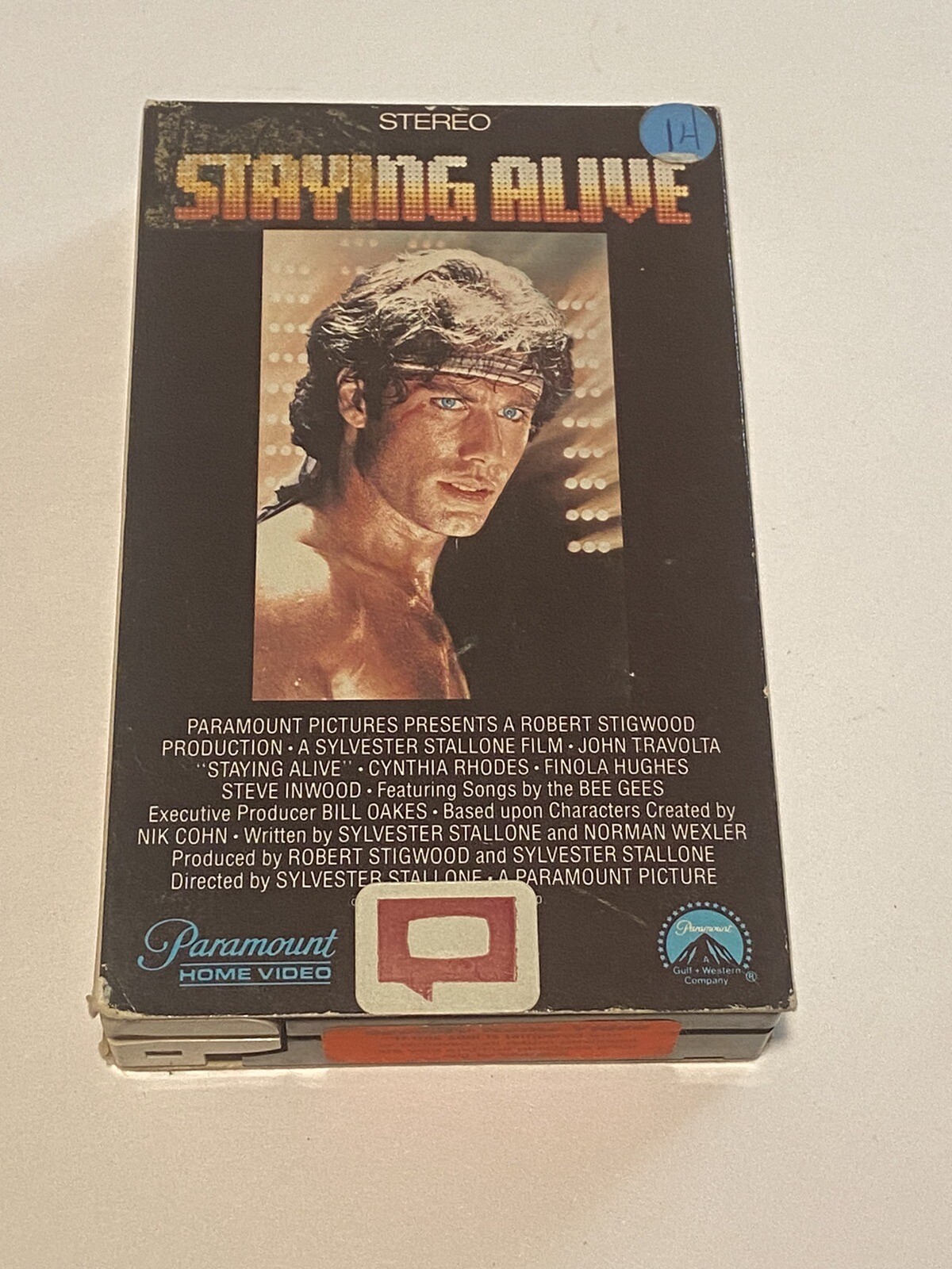 Staying Alive 1983 Betamax Beta Video John Travolta not vhs
