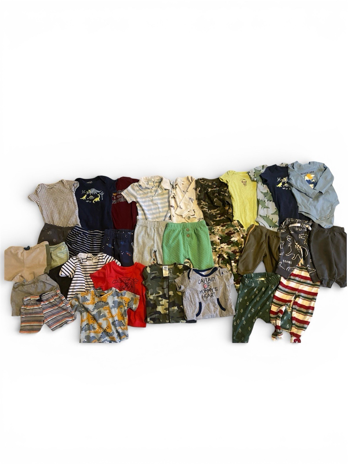 30 PCS Baby Boy Clothing Bulk Lot Size 3-6 Month Preloved No Stains