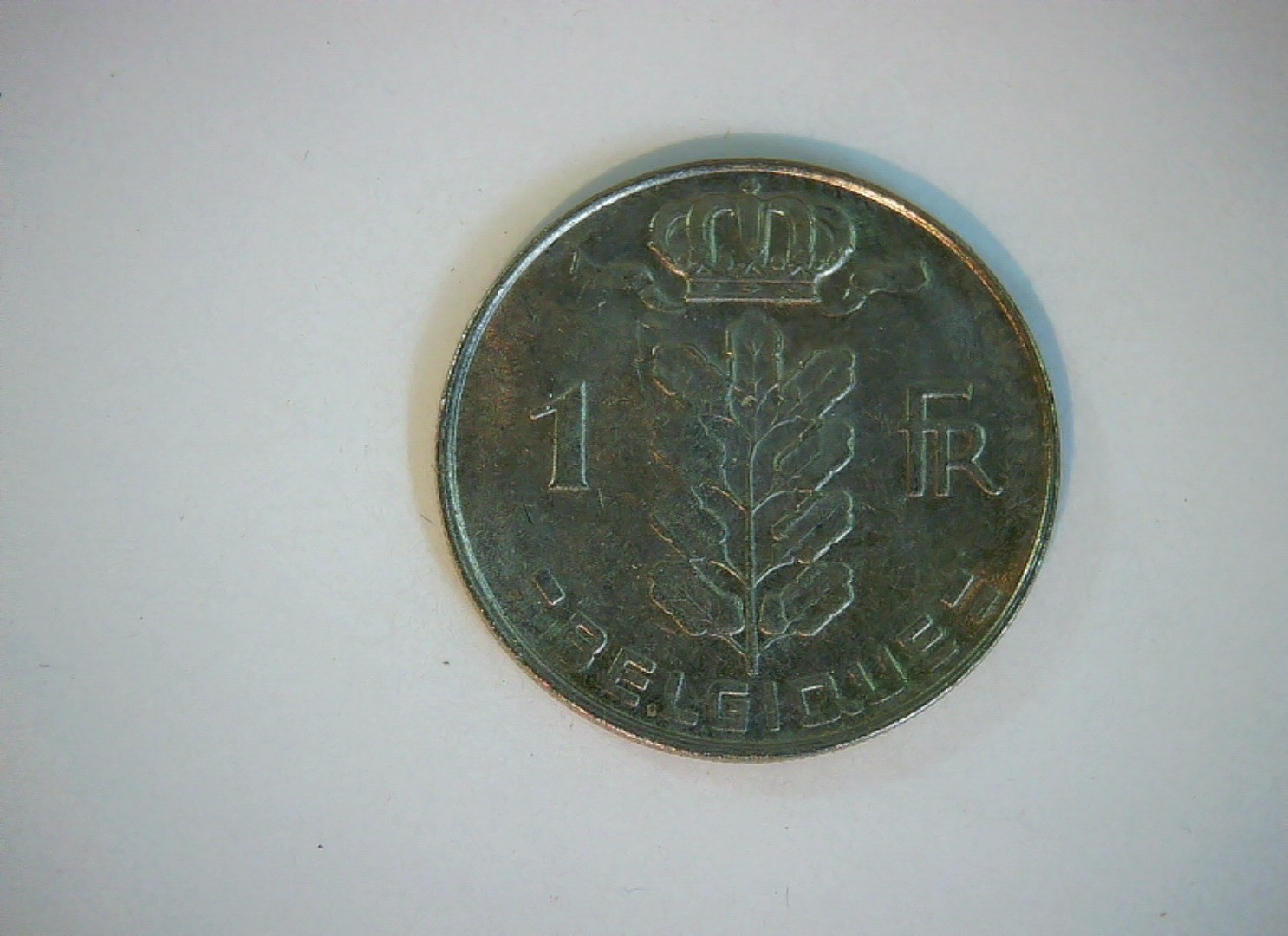 Belgium 1980 1 Franc Belgium 1 Franc (Dutch legend, King Baudouin) Coin