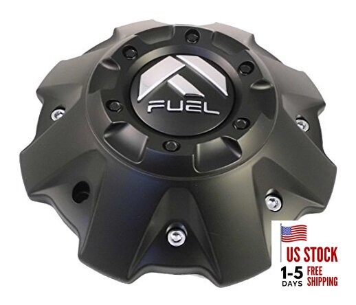 Fuel Wheels Matte Black Custom Center Cap Set of One (1) # 1001-63B 5-6 LUG 