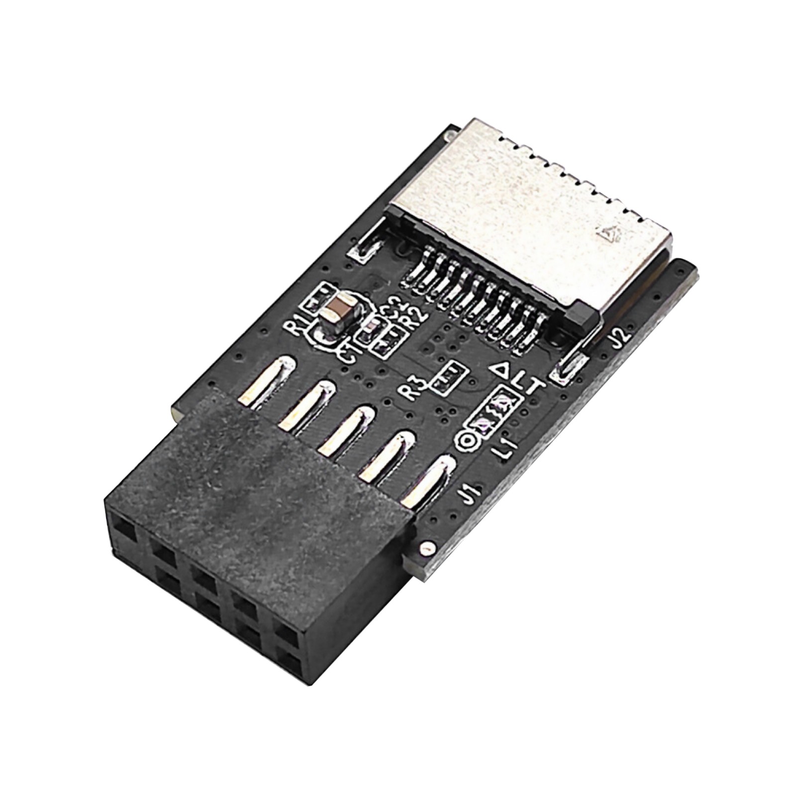 Motherboard USB2.0 to TYPE-C A-KEY Connector Converter Adapter Extender Card C
