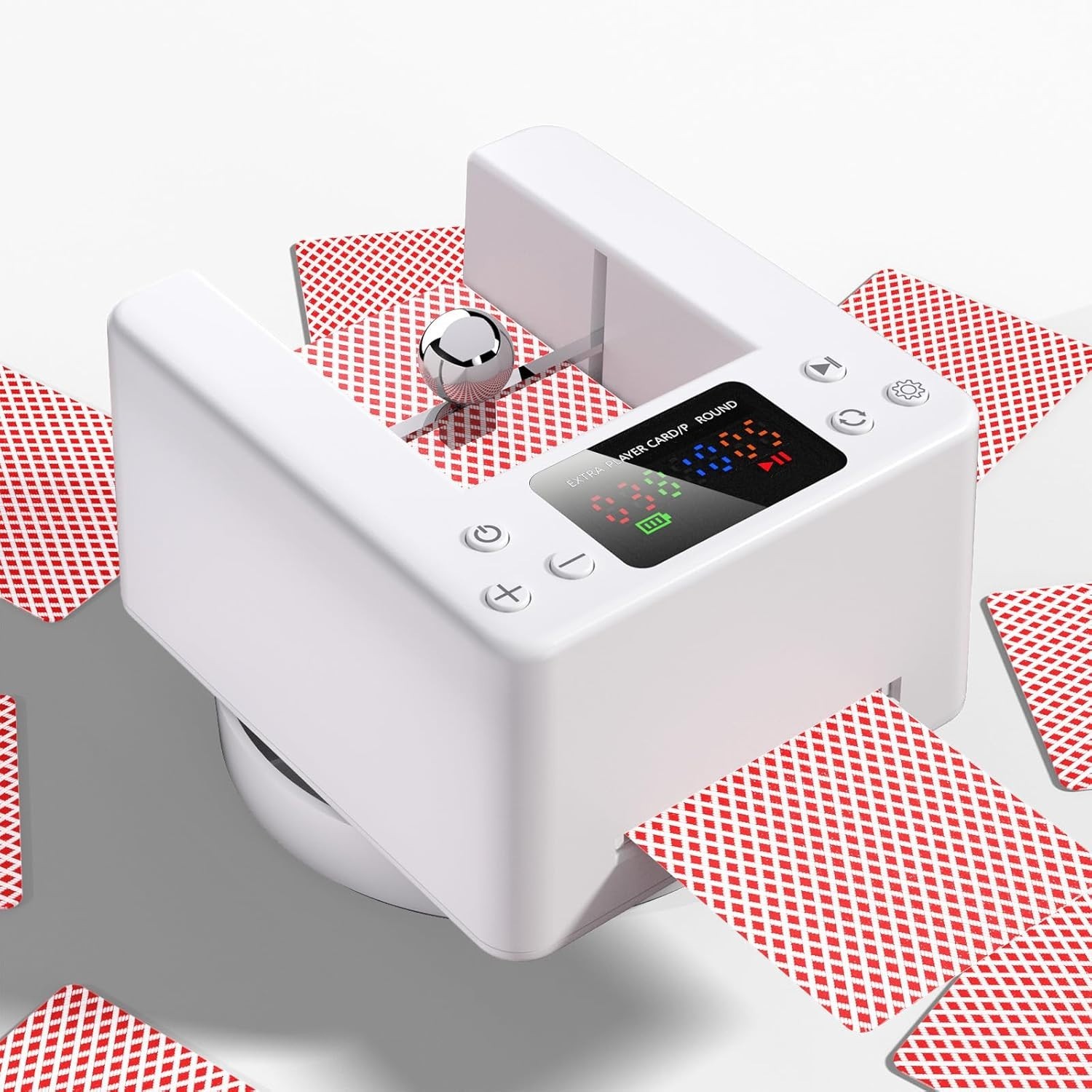 Automatic Card Dealer Machine for Poker: Rechargeable Auto Card Distributor for