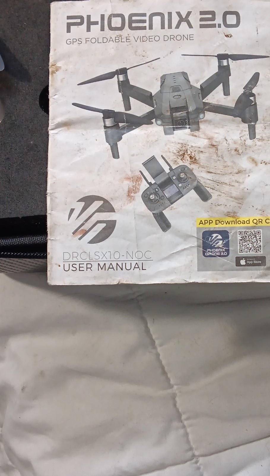 Phoenix Drone Phoenix 2.0 GPS Foldable Video Drone DRCLSX10-NOC w/ Case