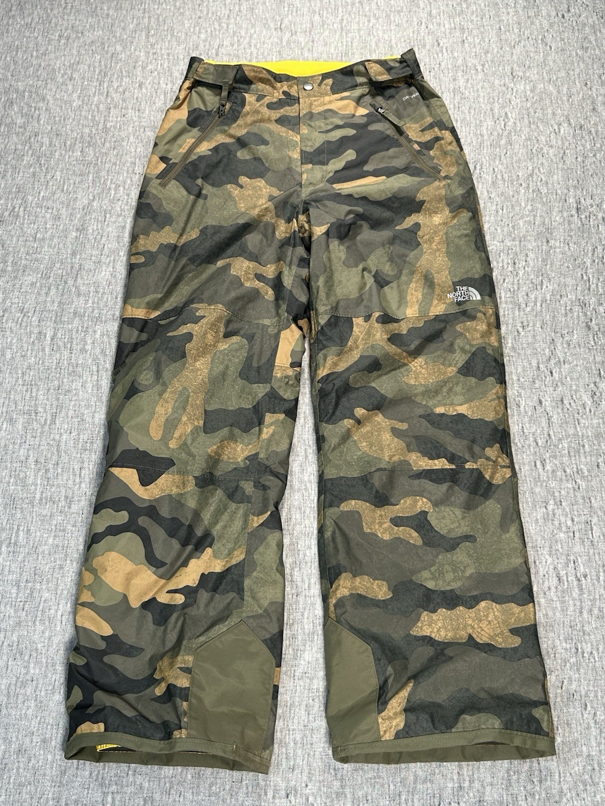 The North Face Snow Pants Boys Camo Extra Large 18/20 Camo EZ Grow Ski Snowboard