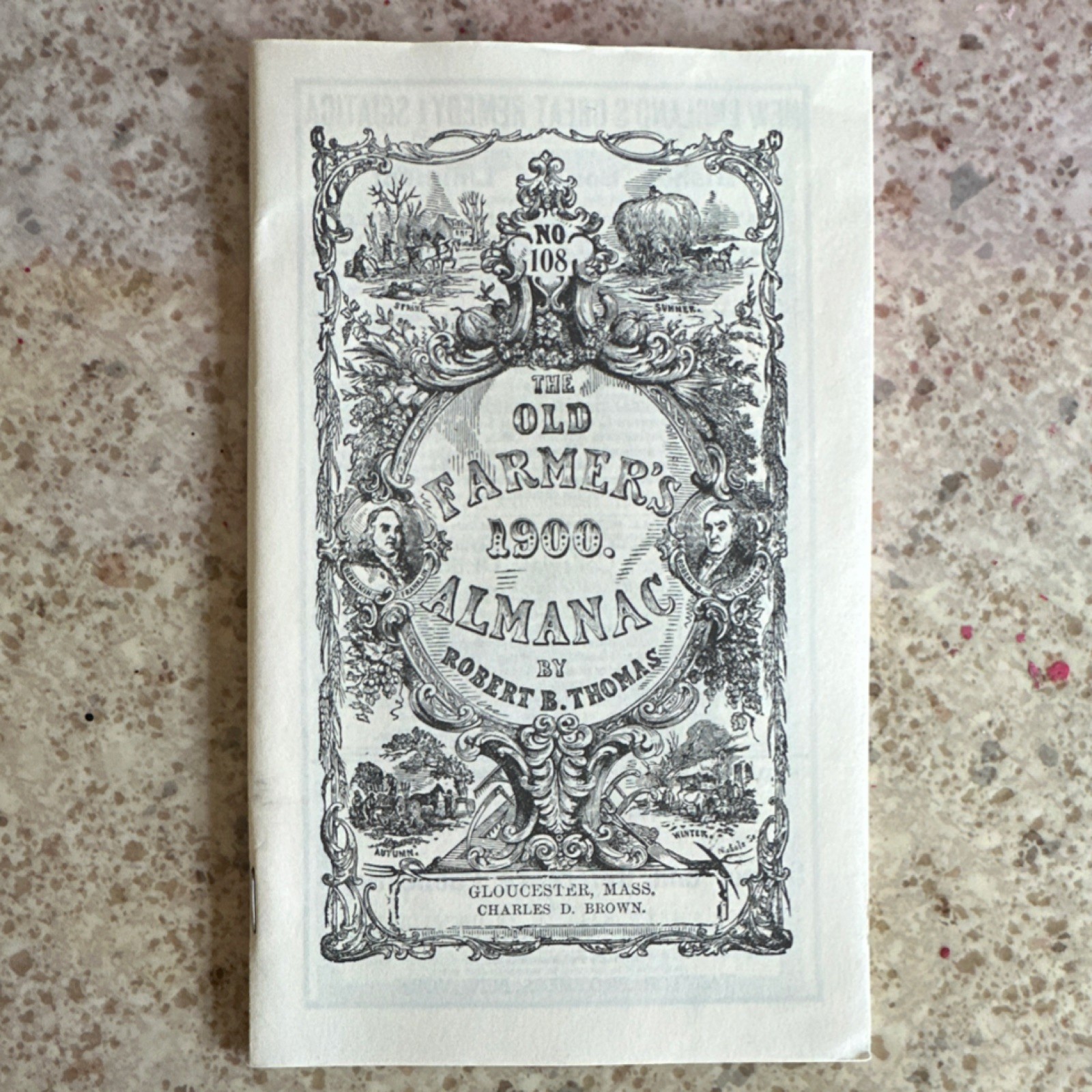 The Old Farmer's Almanac Robert B. Thomas 1900 Softcover Illustrated