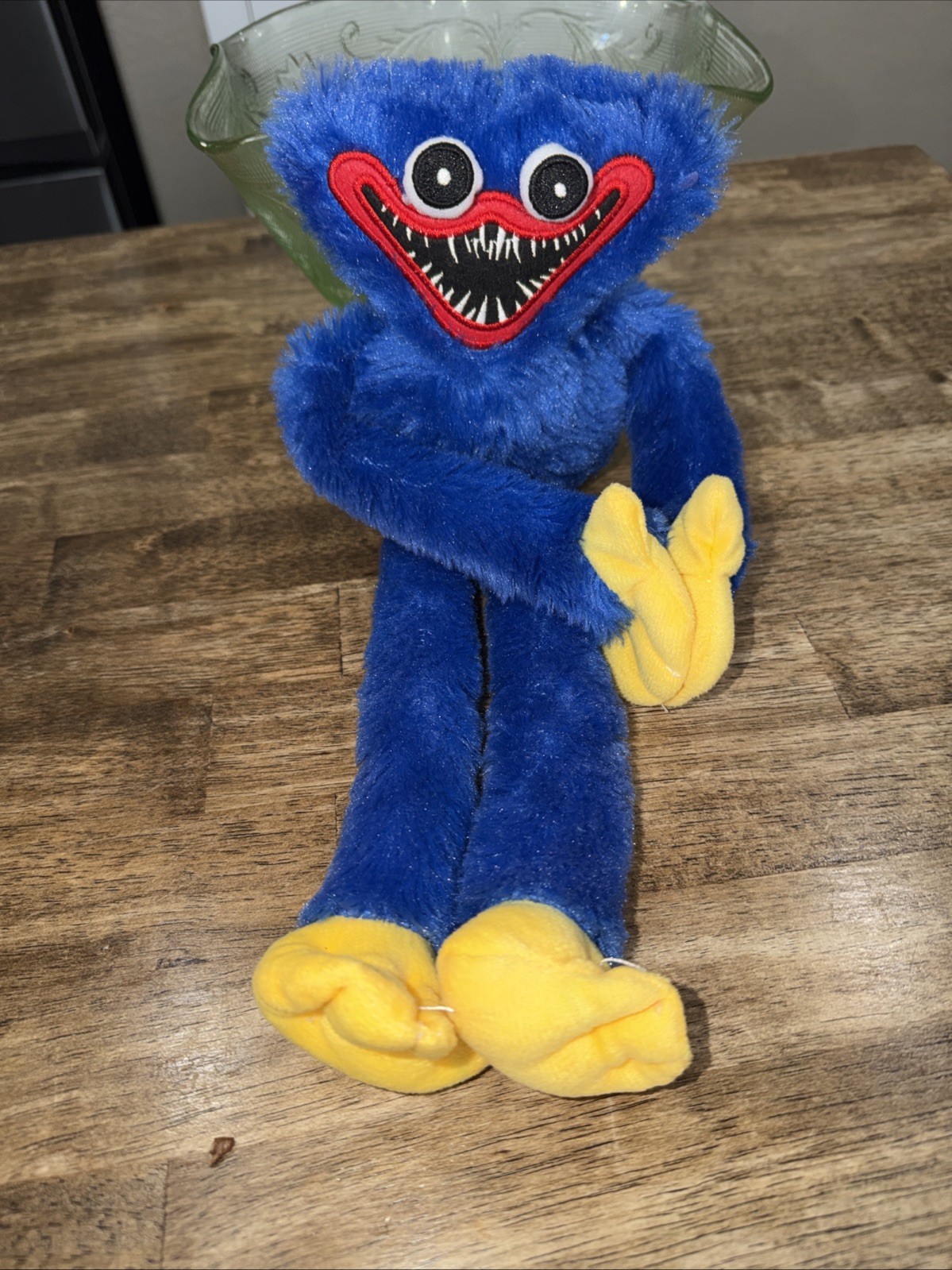 Poppy Playtime Huggy Wuggy Blue Monster Horror Survival Gamer Sticky Hands Plush