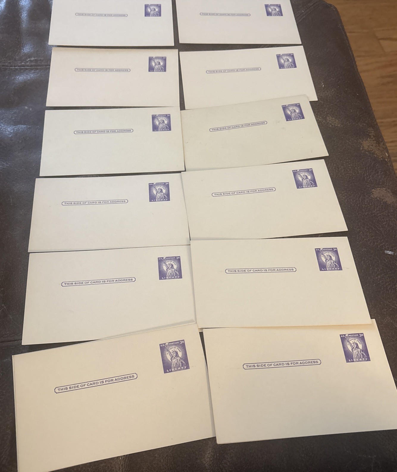 Scott UX46, The 1958 3¢ Statue of Liberty Postal Card - Entire(12)