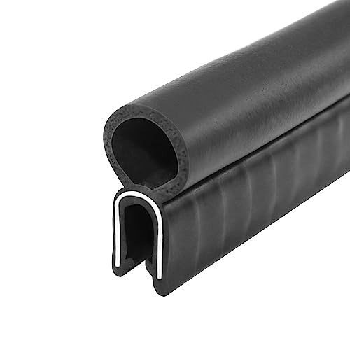  Automotive Door Weather Stripping Car Door Rubber Edge Trim Seal Strip 33Ft