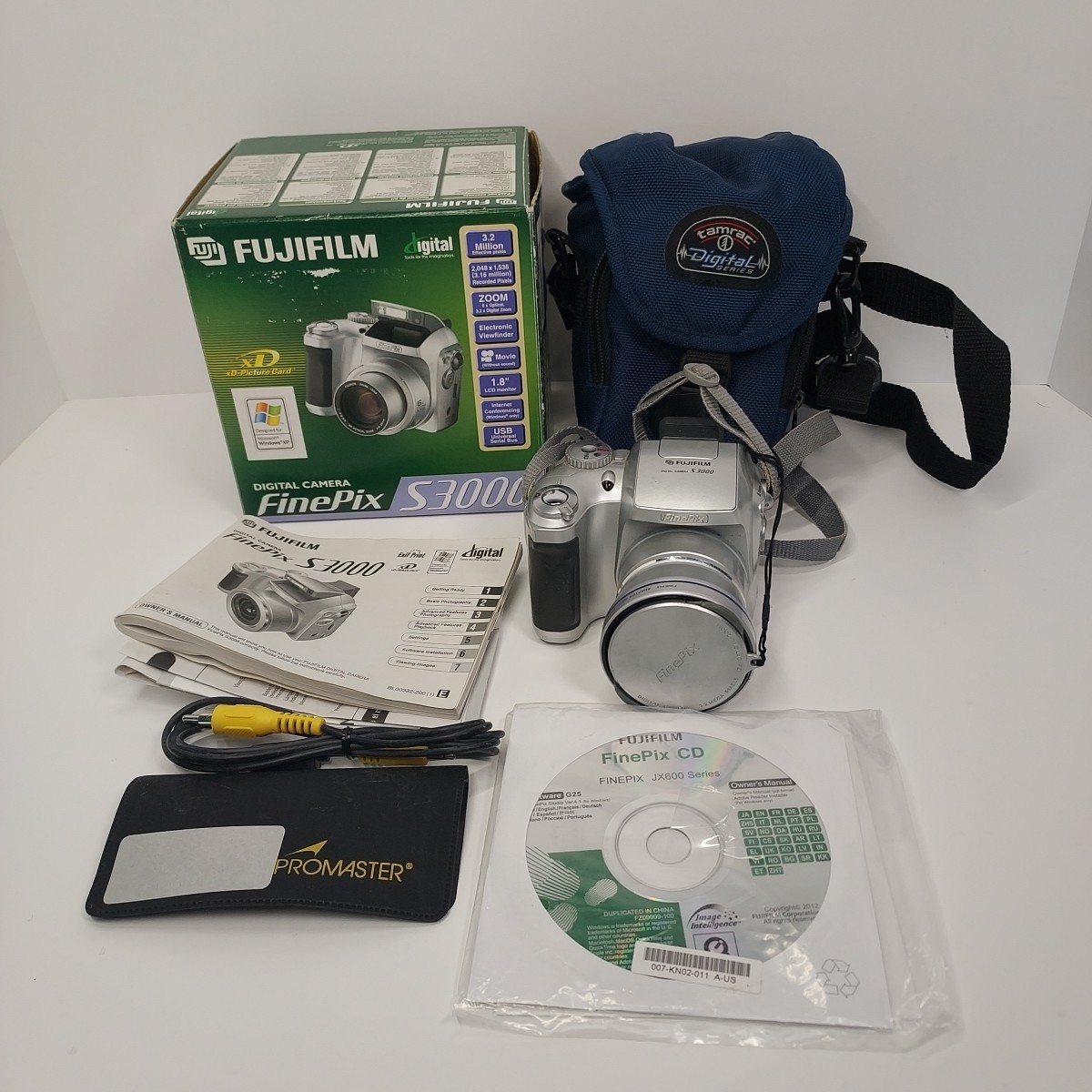 Fujifilm FinePix S Series S3000 3.2MP Digital Camera -FOR PARTS