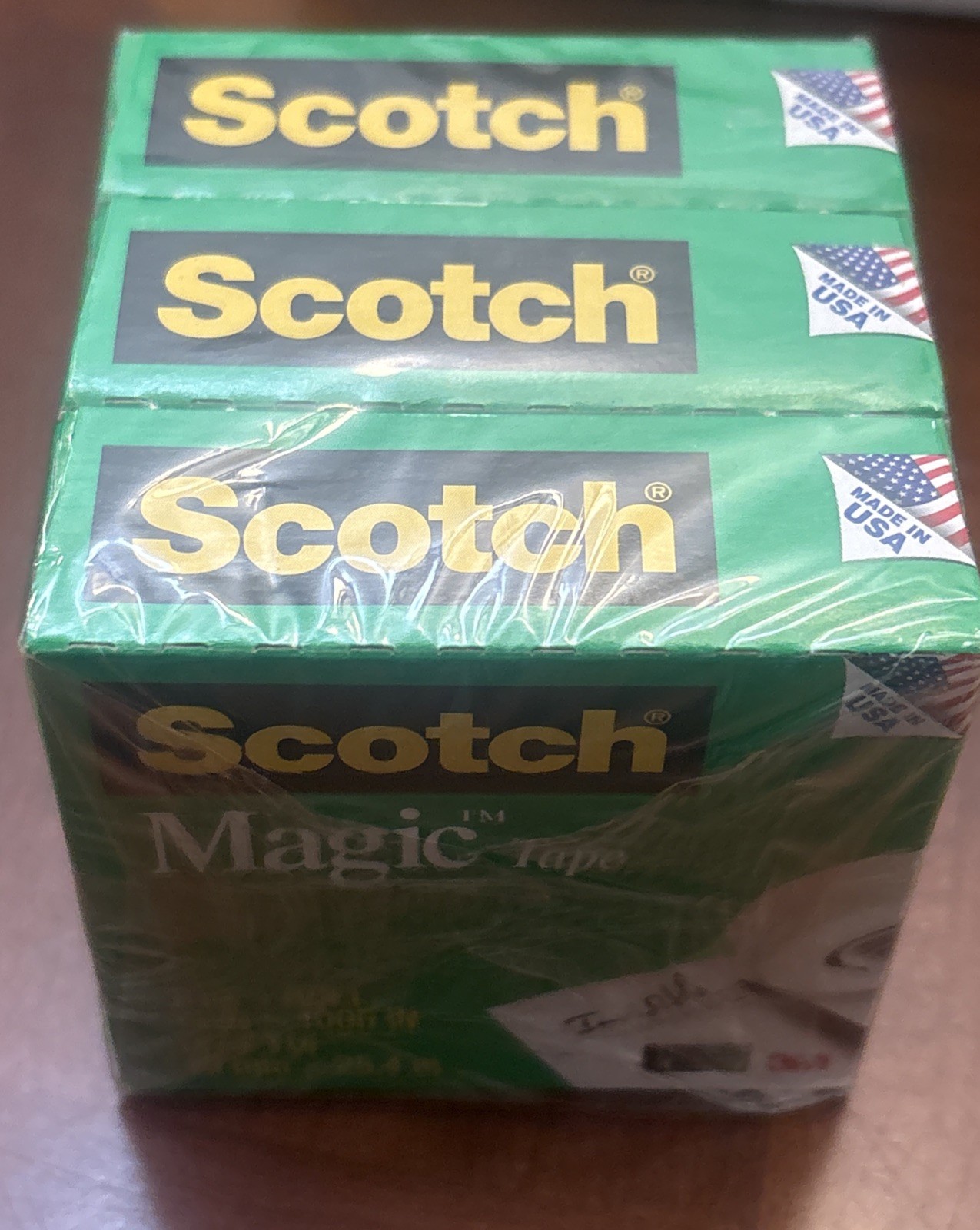 scotch magic tape refill 3 Pack 3000 Inches Invisible Gift Wrapping USA Made