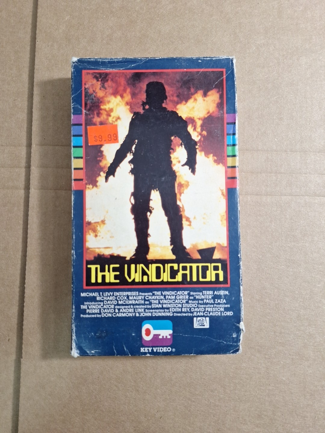 The Vindicator Betamax 1986 Beta Not VHS Pam Grier Terri Austin Key Video 