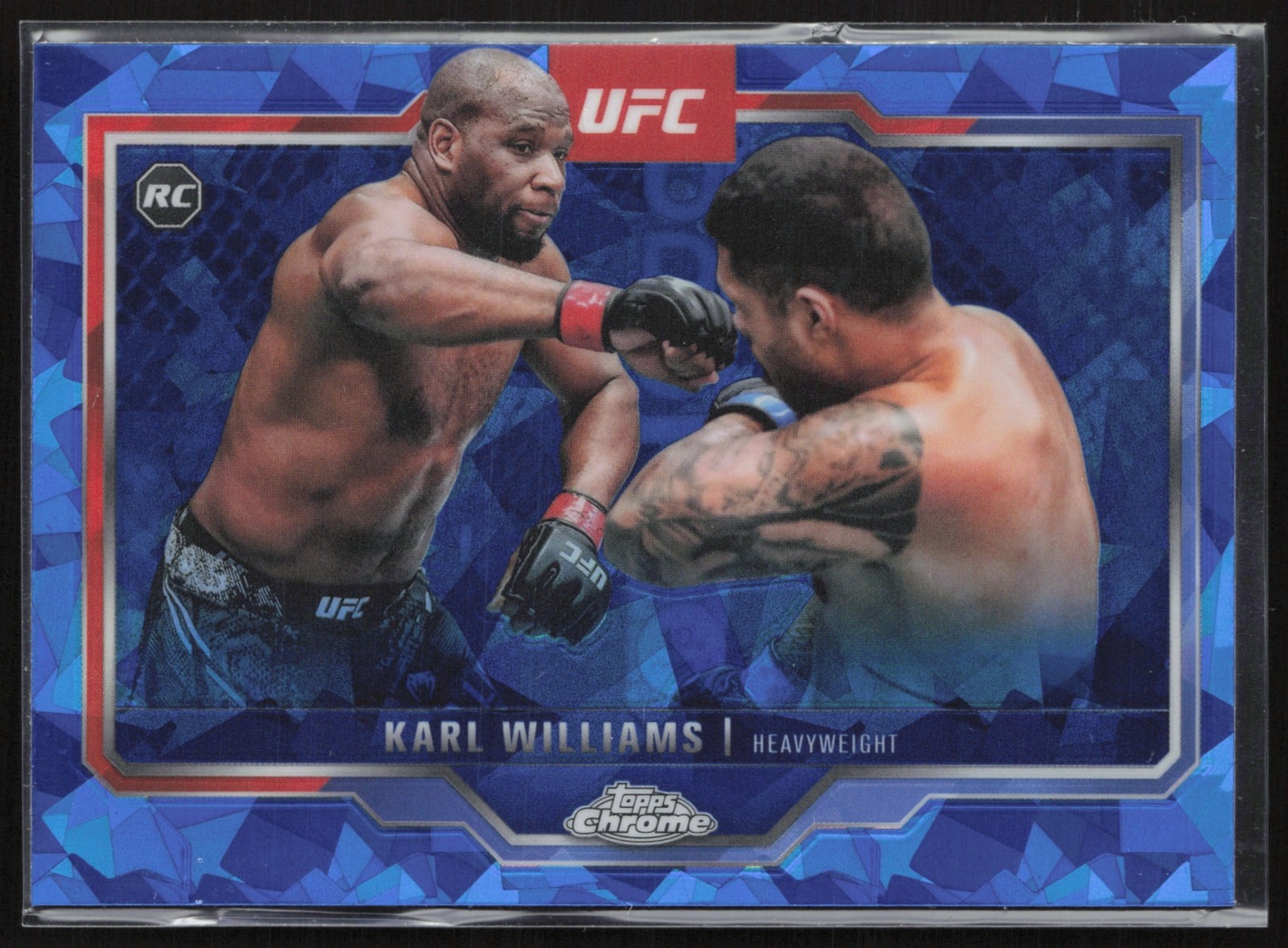 2025 Topps UFC Chrome Sapphire Karl Williams #30 RC