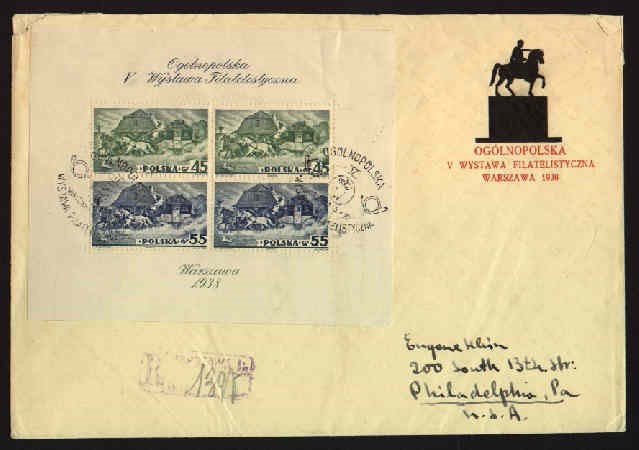 POLAND #B29 s/s FDC SCARCER