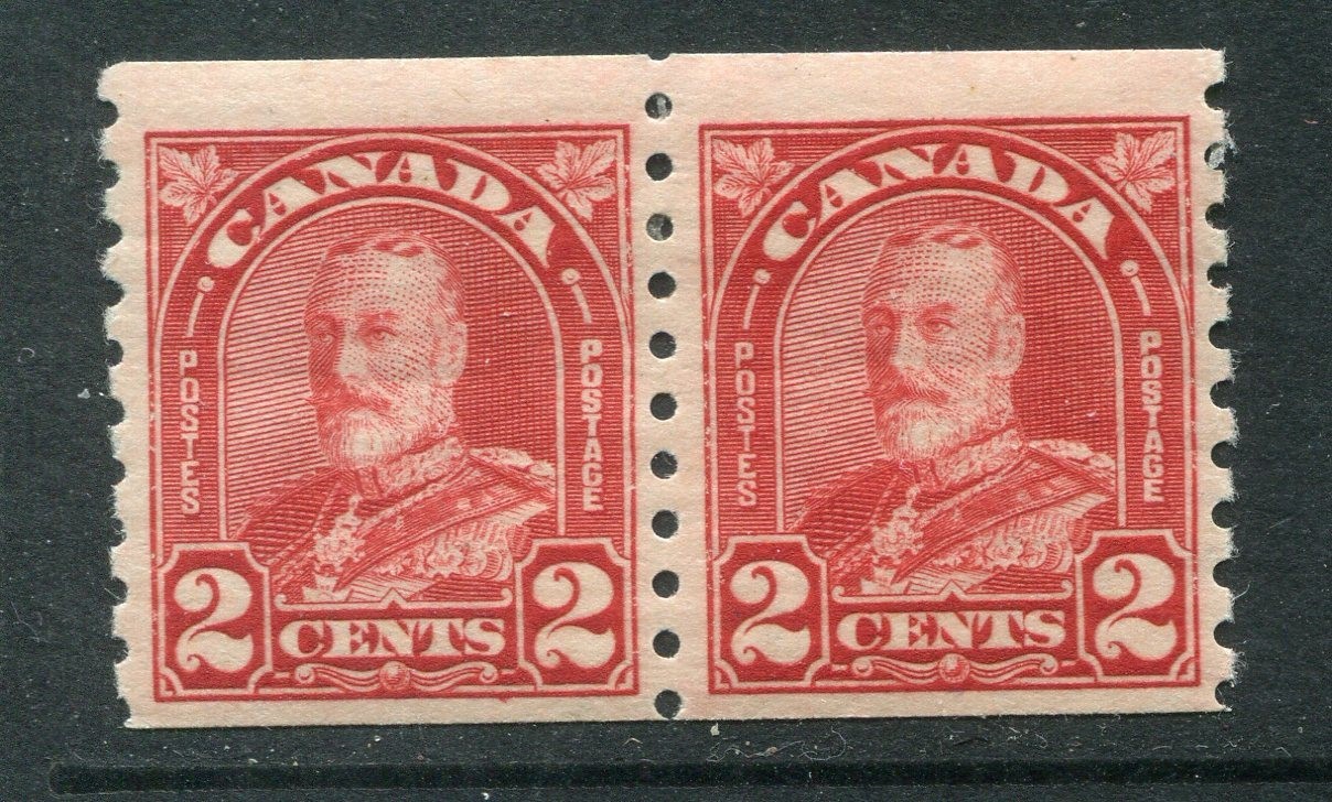 Canada #181 Edward VII Coil Pair 2 C. [Mint Hinged]