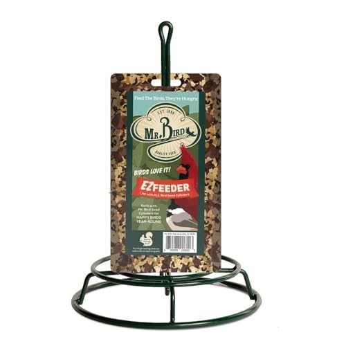  EZ Feeder | Seed Cylinder Holder for Large and Small Cylinders | Bird Feeder 
