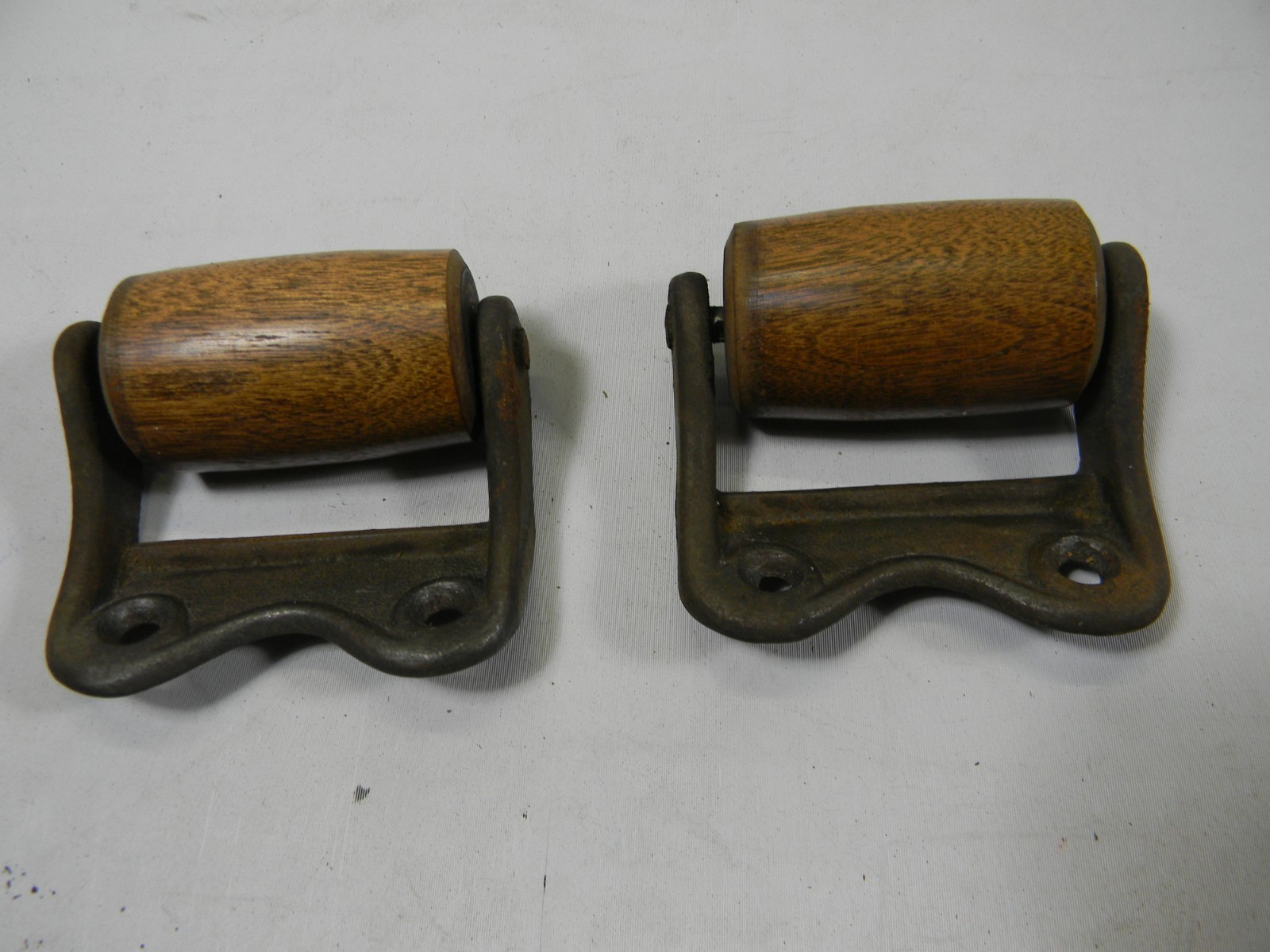 1890s Pump Organ Bellows Strap Rollers - Farrand & Votey - Steampunk -  %8 2H
