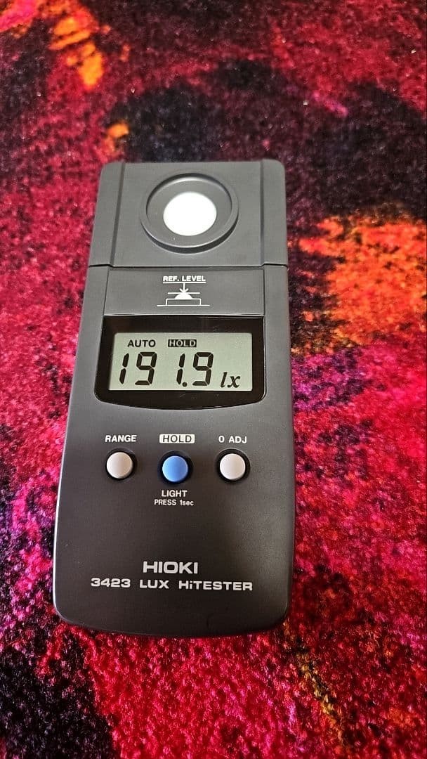 HIOKI 3423 LUX HiTESTER Illuminance Meter Lux Meter Operation Confirmed