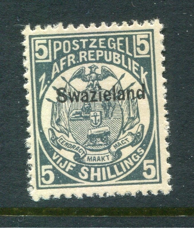 Swaziland #7 Coat of Arms 5 Sh. [Mint Never Hinged]