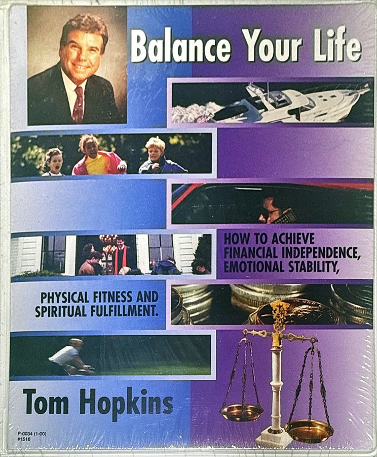 Tom Hopkins - Balance Your Life - 4 CD set- Mint Condition