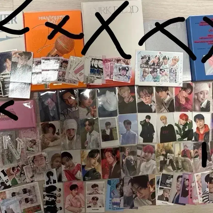 ENHYPEN Goods Bundle 30 Photocards Albums Stickers Posters