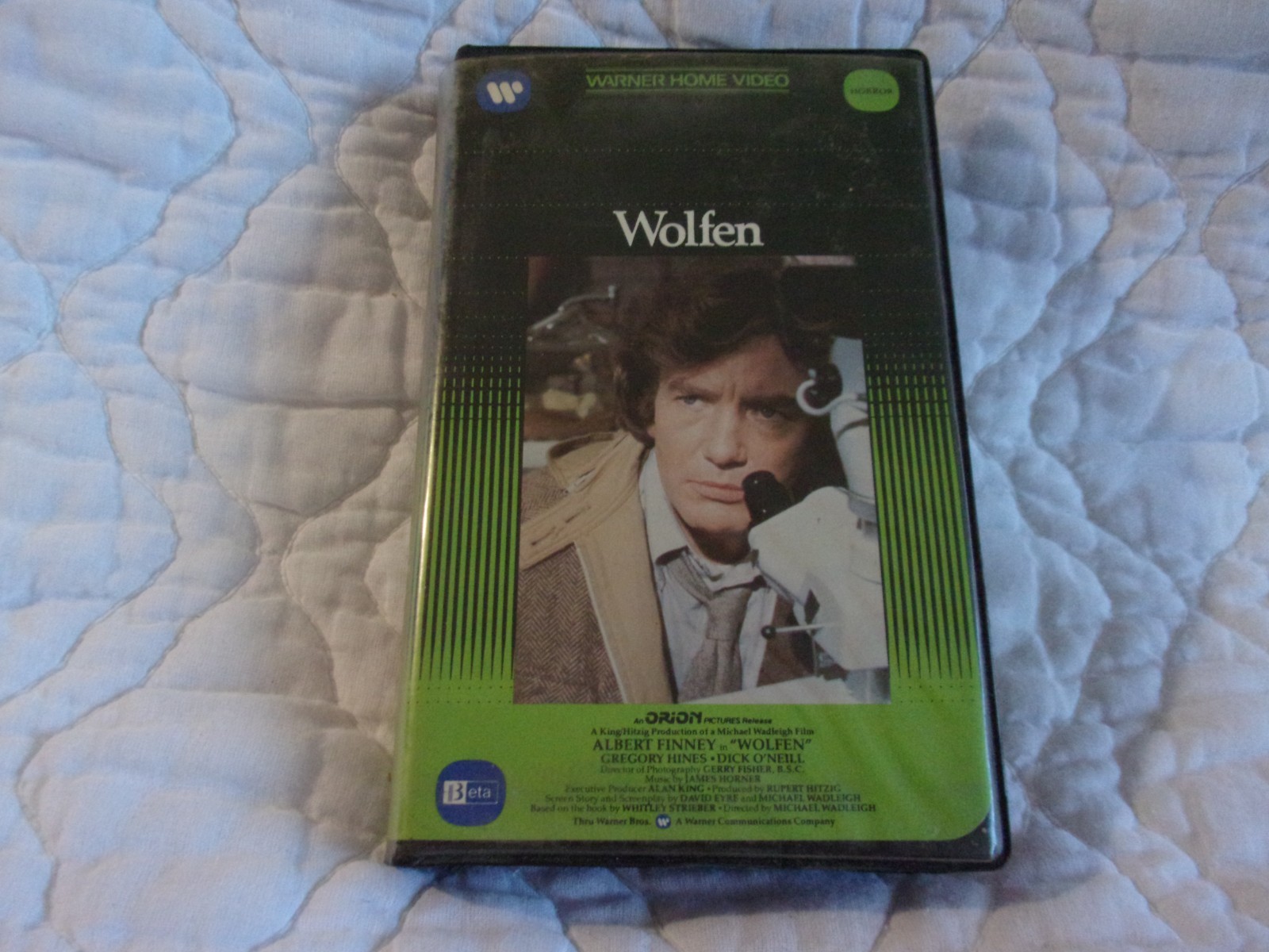 WOLFEN BETA NOT VHS WARNER CLAMSHELL 80'S HORROR NYC ALBERT FINNEY GREGORY HINES