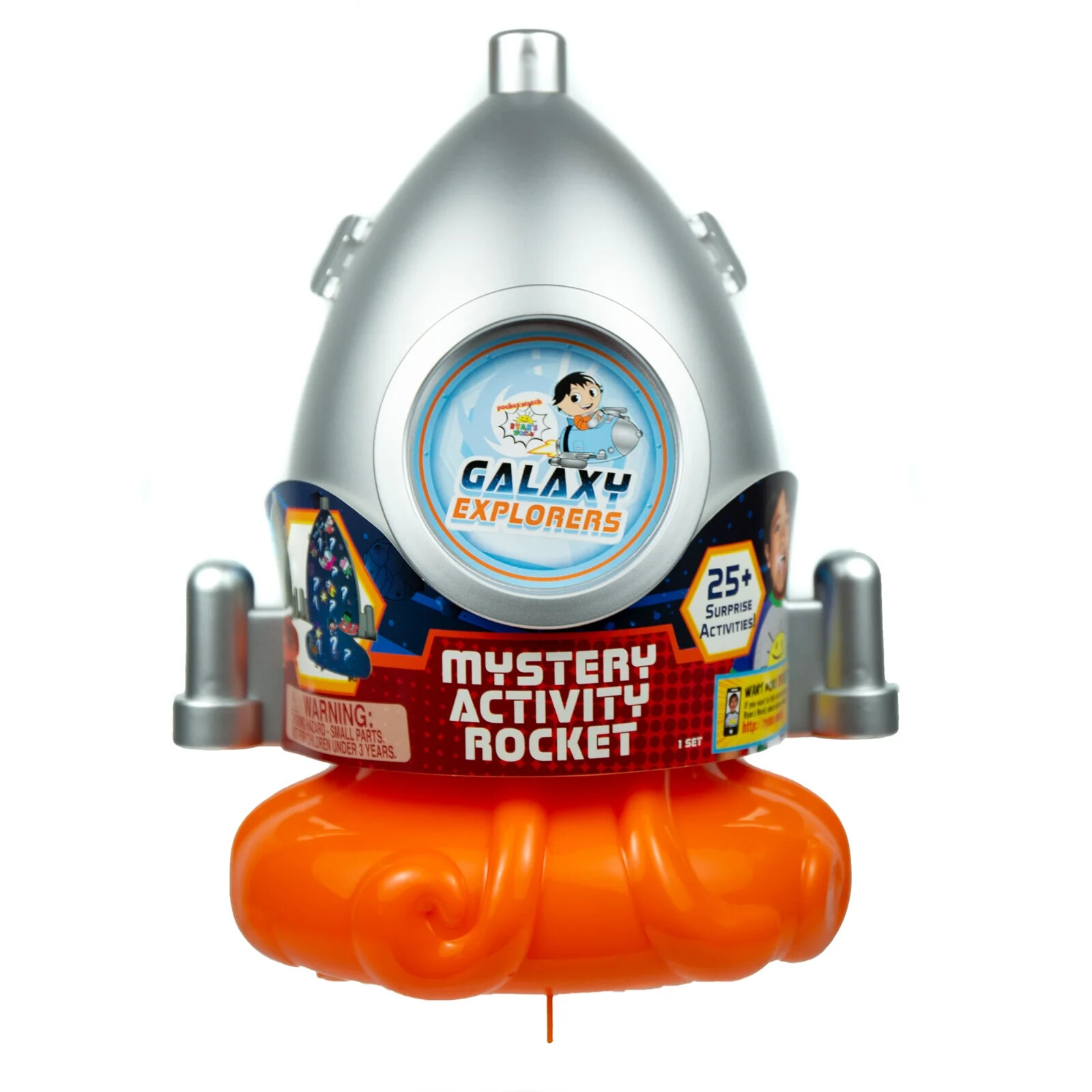 Ryan's World Galaxy Explorers' "Mystery Activity Rocket" (40 Pieces) - Brand New