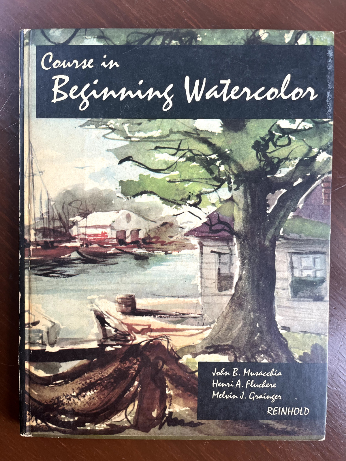 Course in Beginning Watercolor Reinhold VTG 1956 Painting Book  2nd Print 1960