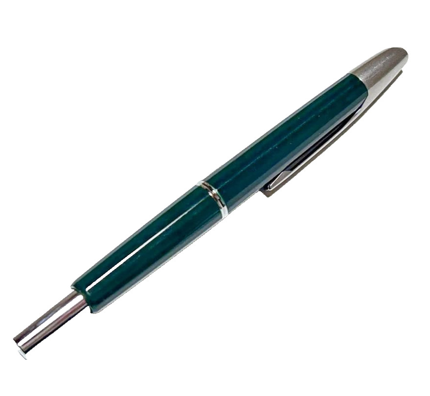 PILOT Capless Namiki Faceted Green Fountain Pen 14K M Nib