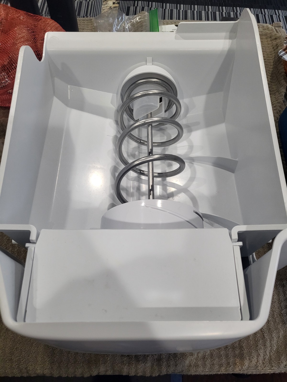 GE Refrigerator Ice Bucket Container Assembly WR17X11447