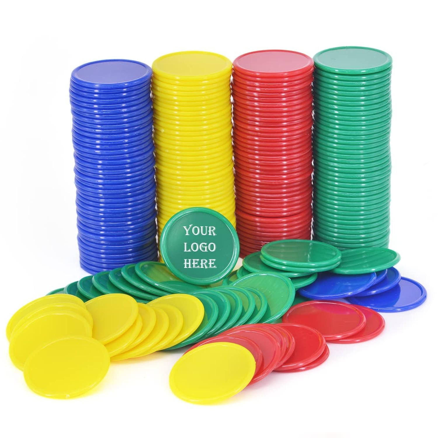 Plastic Poker Chip Set with Storage Box,Casino Style Chip for Texas Home Game...