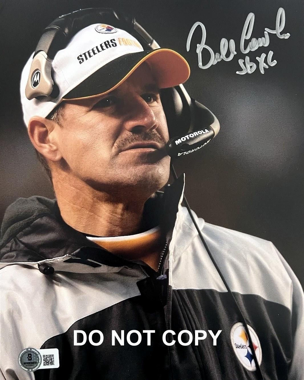 Bill Cowher PITTSBURGH STEELERS Signed Autographed REPRINT 8x10 Photo RP 3