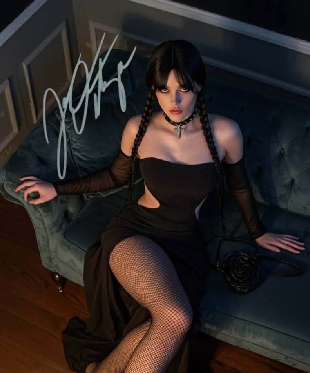 Jenna Ortega sexy 8.5x11 Signed Photo Reprint