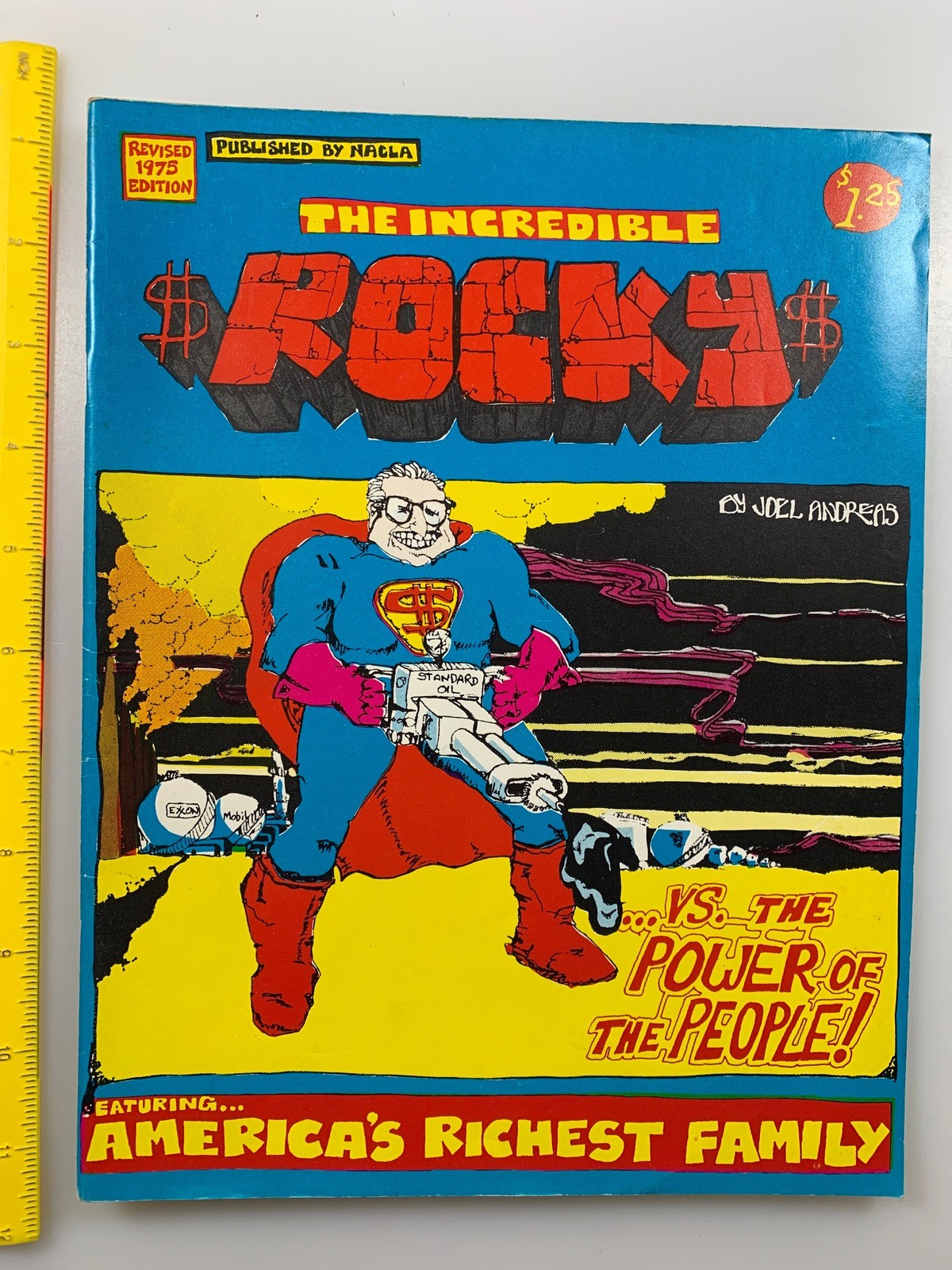 ROCKEFLLER EXPOSÉ : THE INCREDIBLE ROCKY Political Comic NEW WORLD ORDER Andreas