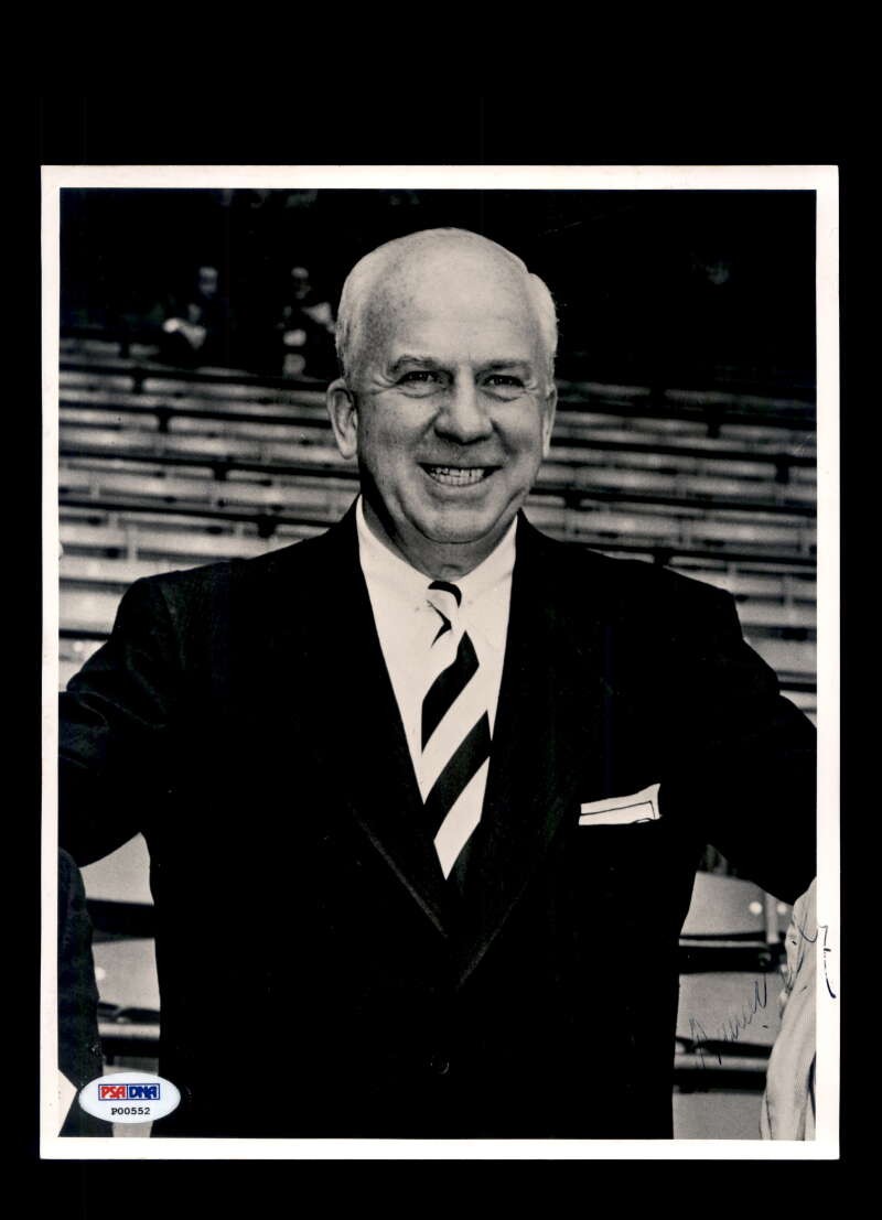 Warren Giles PSA DNA Signed  8x10 Photo Autograph